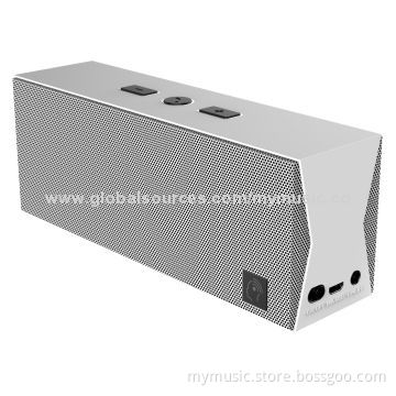 High-end Stereo Bluetooth Speaker with Microphone and NFC Function, Sized 165 x 55 x 62mm